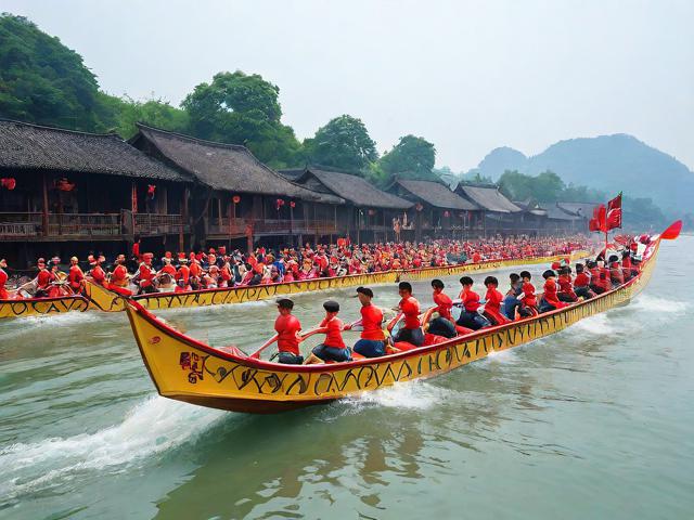 九游体育网站_ 乡村传统划龙舟赛,传承古老的水上文化,游戏划龙舟游戏规则